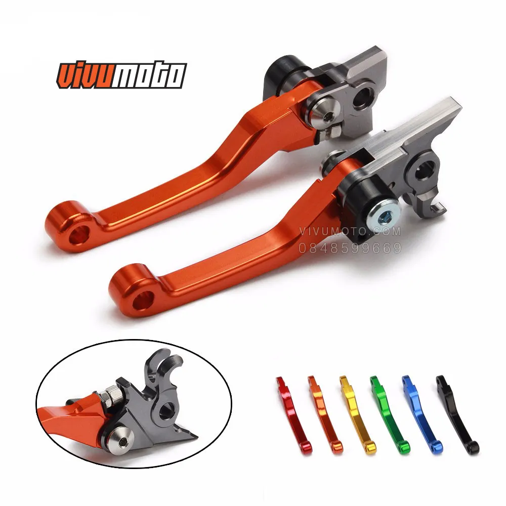 Tay phanh + tay côn ngắn nhôm CNC chất lượng cao cho Husqvarna TC/TE 250, 511 ~2013 / CR/WR 125, 300 ~2013 (L83R81)