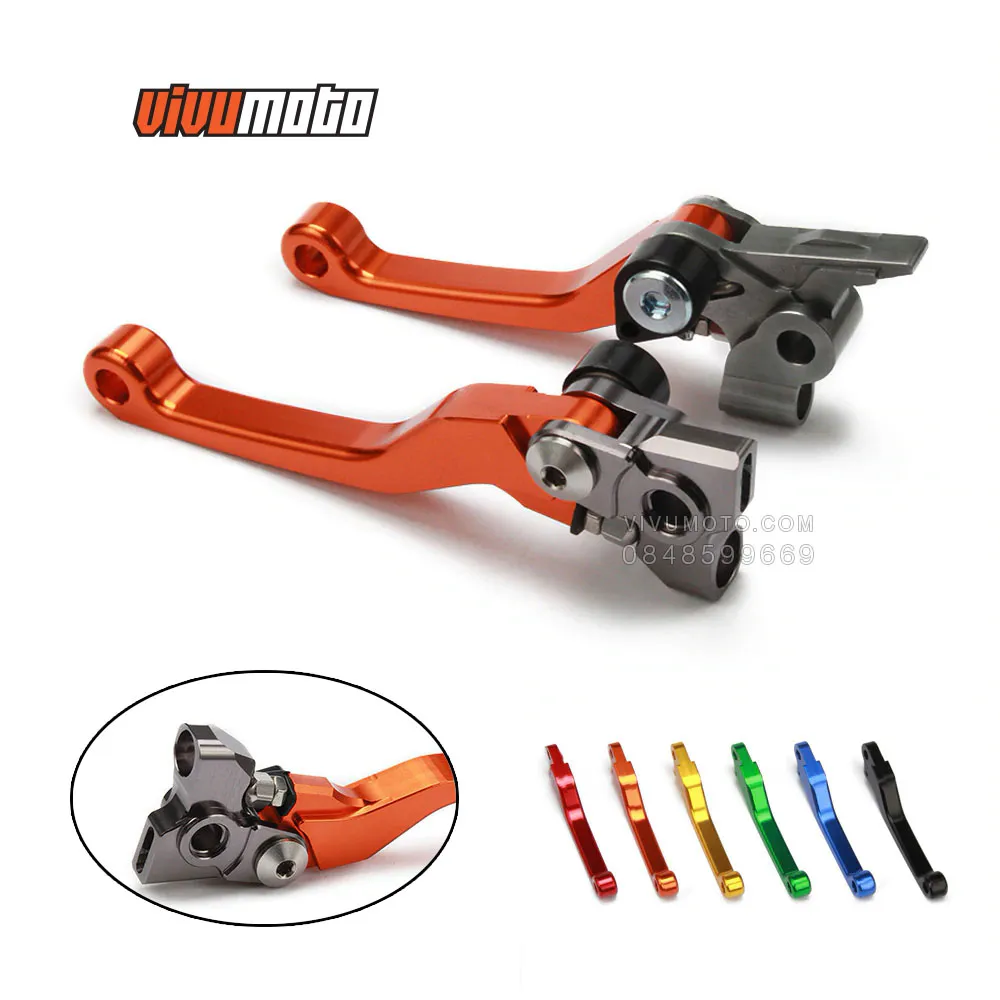 Tay phanh + tay côn ngắn nhôm CNC chất lượng cao cho Husqvarna TE 250, 300 2014-2016 / FC 250-450 2014-2015 / FE 250-501 2014-2016