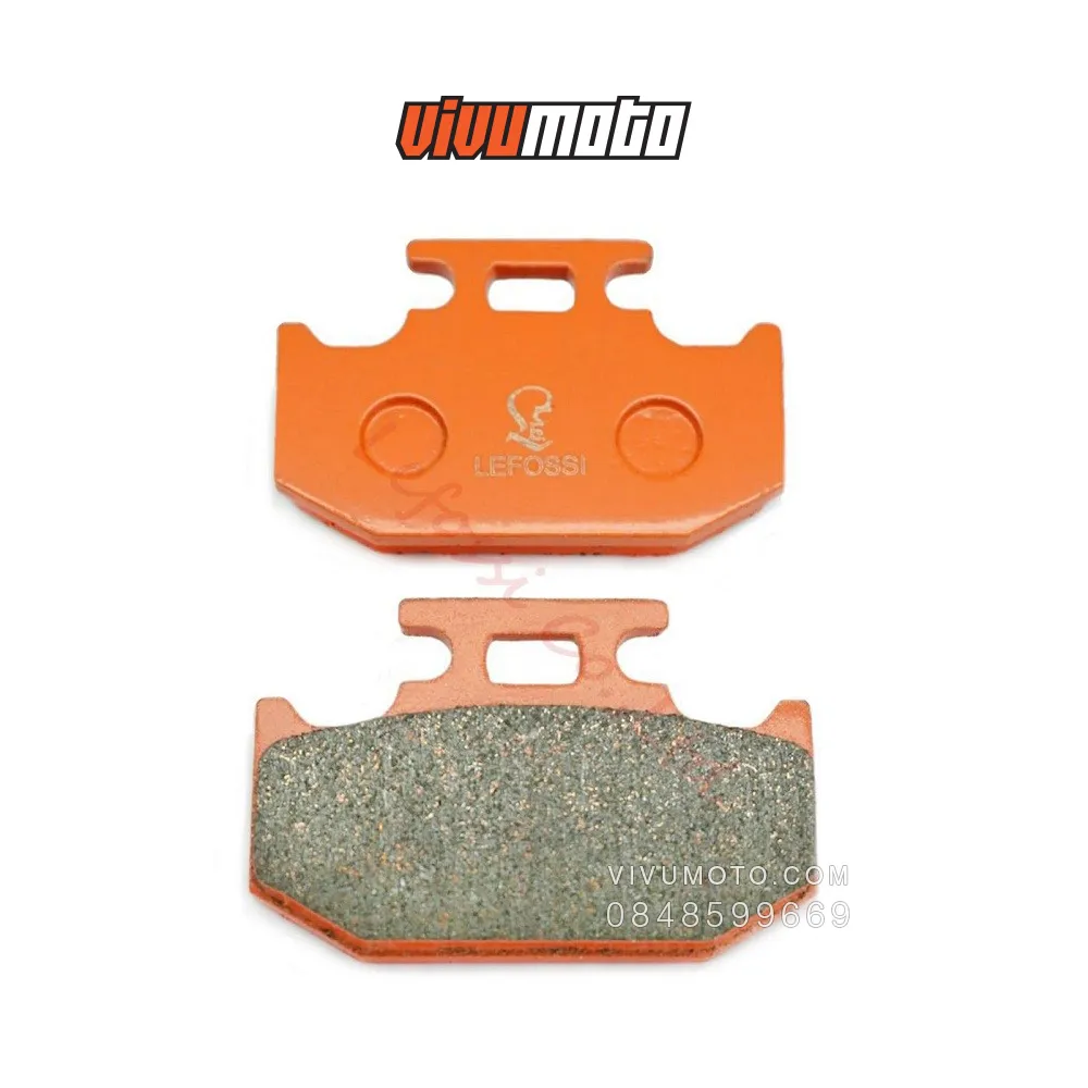 Má phanh sau sợi gốm, sợi carbon LEFOSSI cho Suzuki DRZ250 / RM250 93-95 / Djebel 250 / RM125 92-95 / RMX250