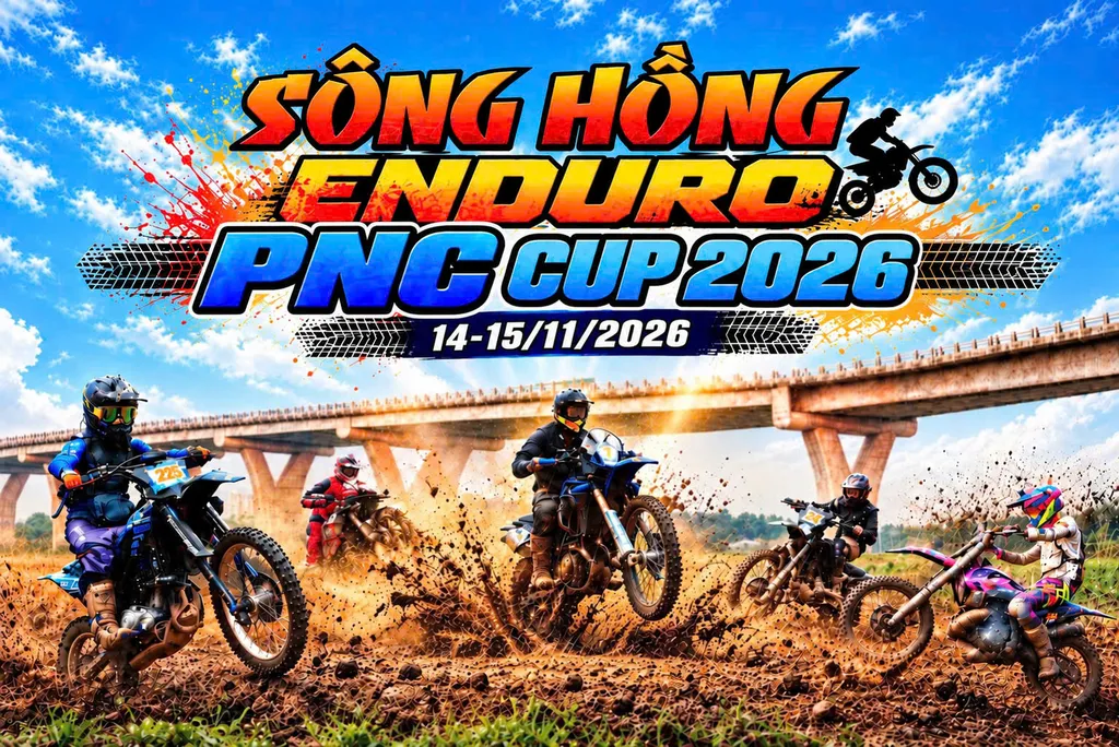 Sông Hồng Enduro – PNC Cup 2026: Cuộc chiến chính thức khởi động