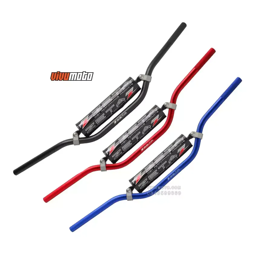 Ghi đông (handlebar) nhôm 7075 Zeta CX 22mm