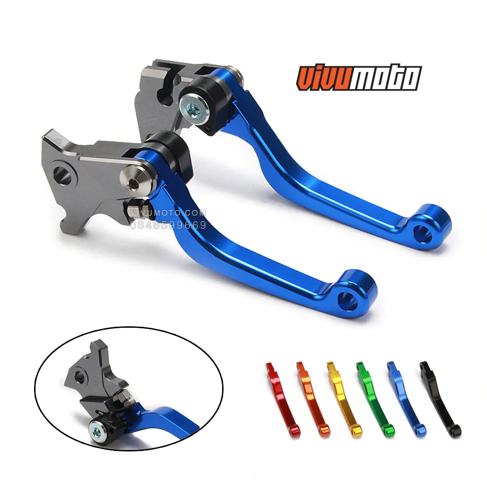 Tay phanh + tay côn ngắn nhôm CNC chất lượng cao cho Yamaha Serow / Tricker / XT250X / WR250R,X / TTR250 / DT230 Lanza / XTZ125