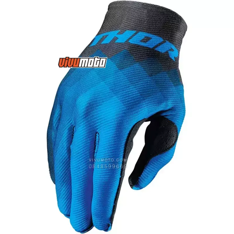 Găng tay Thor Invert S17 xanh lam